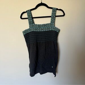 Embroidered Hurley Tank Top